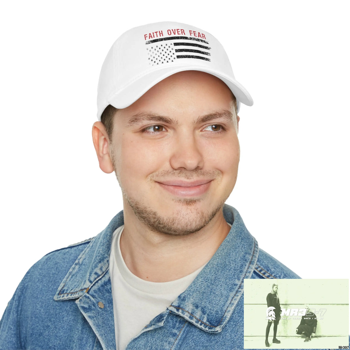 USA Faith over Fear Low Profile Baseball Cap Hats