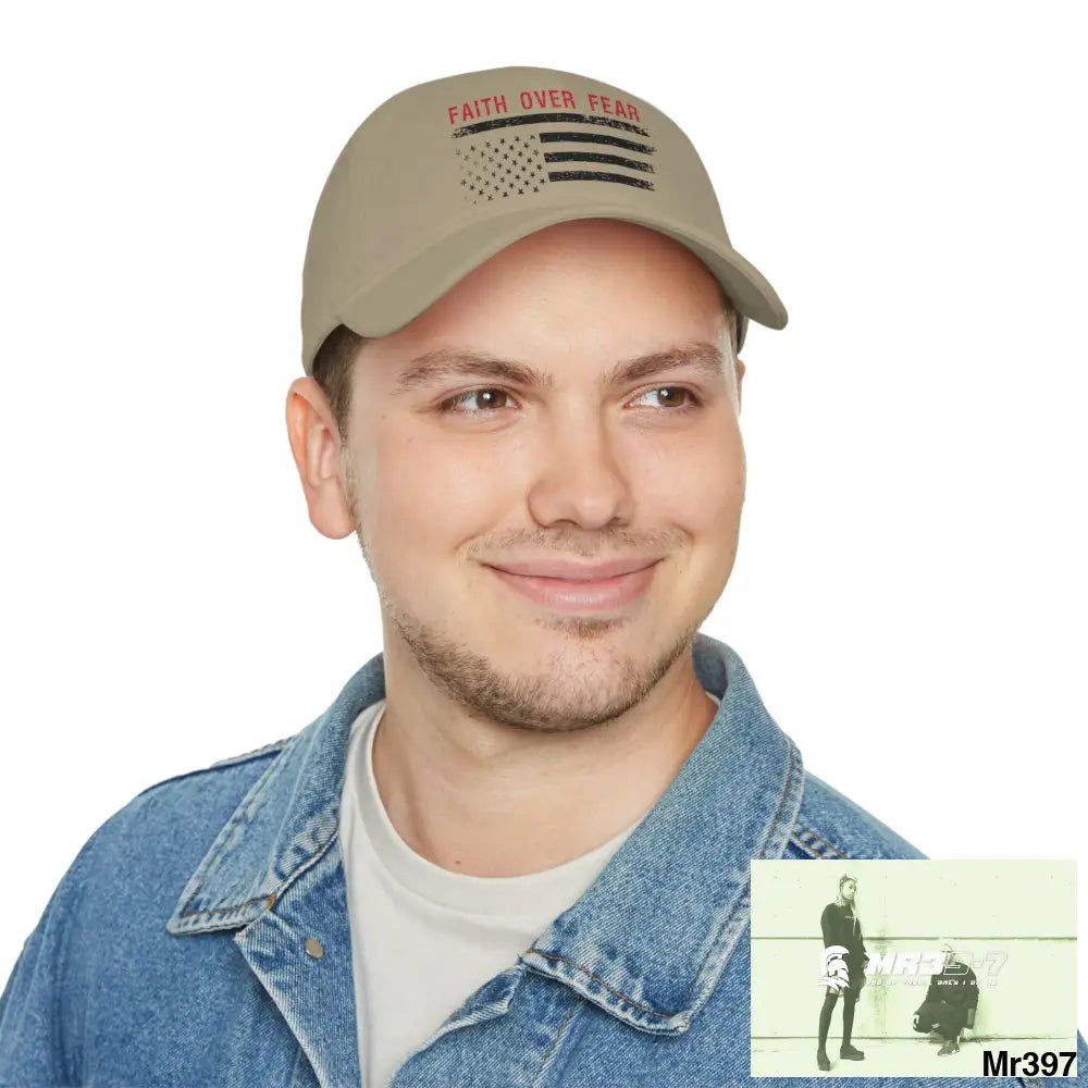 USA Faith over Fear Low Profile Baseball Cap Hats