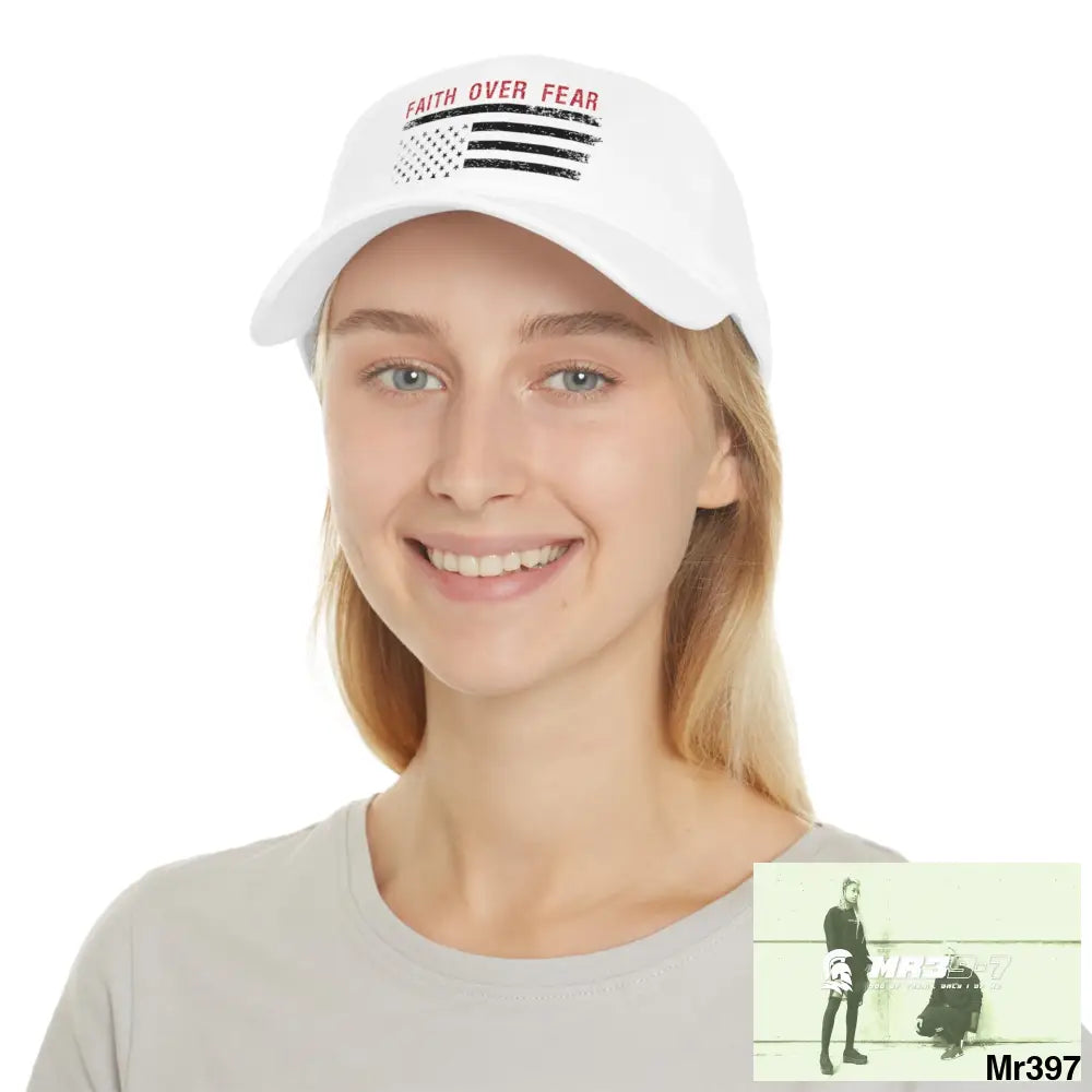 USA Faith over Fear Low Profile Baseball Cap Hats