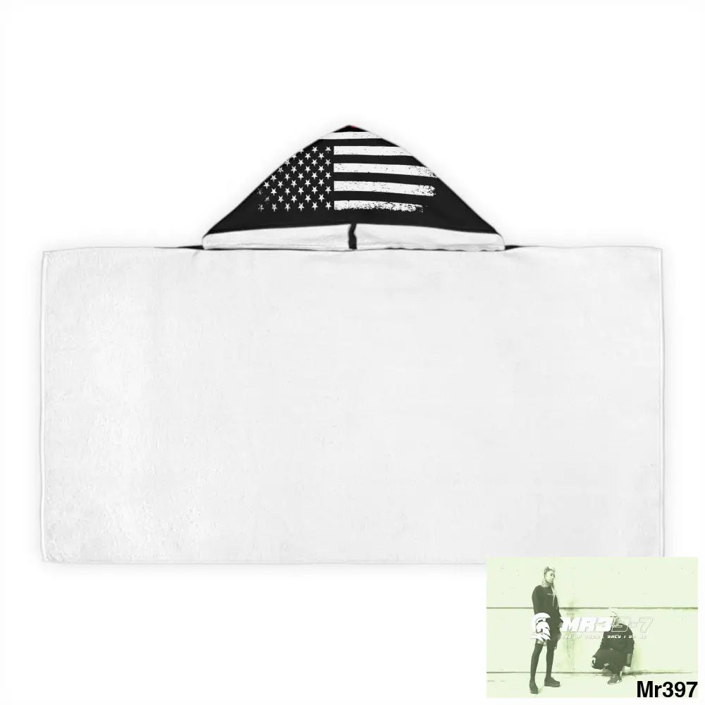 USA Faith over Fear Youth Hooded Towel 24’’ × 48’’ All Over Prints