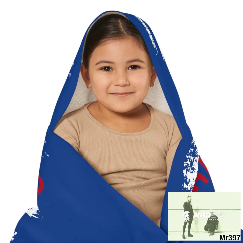 USA Faith over Fear Youth Hooded Towel 24’’ × 48’’ All Over Prints