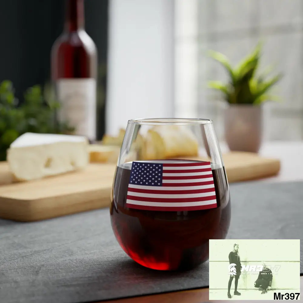 USA Stemless Wine Glass 11.75oz 11.75oz Mug