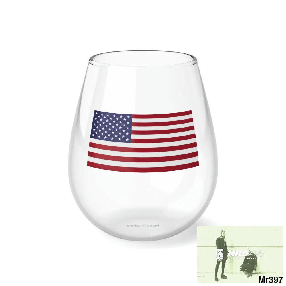 USA Stemless Wine Glass 11.75oz 11.75oz Mug