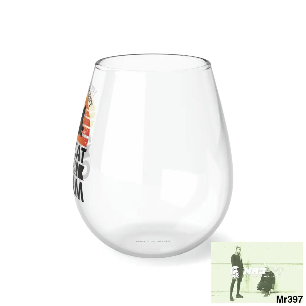 Vigilant Cat to cream Stemless Wine Glass 11.75oz 11.75oz Mug