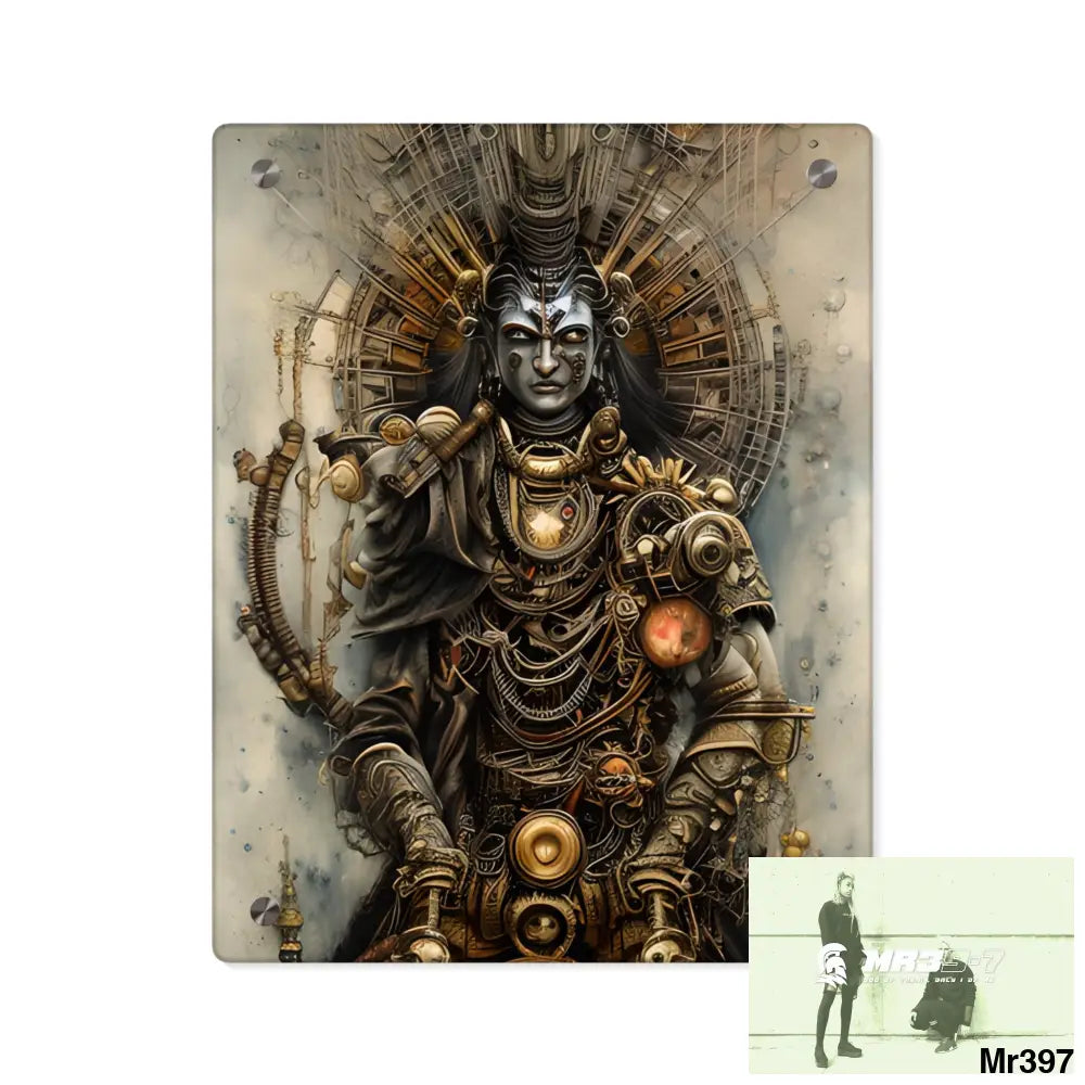 Vishnu and Shiva the Samurai Gods Acrylic Wall Art Panels 11″ x 14″ (Vertical) / 0.25’’ Home Decor