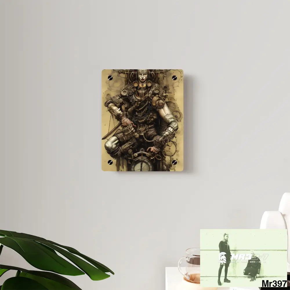 Vishnu and Shiva the Ultimate Samurai Wall Art Panels 8″ x 10″ (Vertical) / 0.25’’ Home Decor