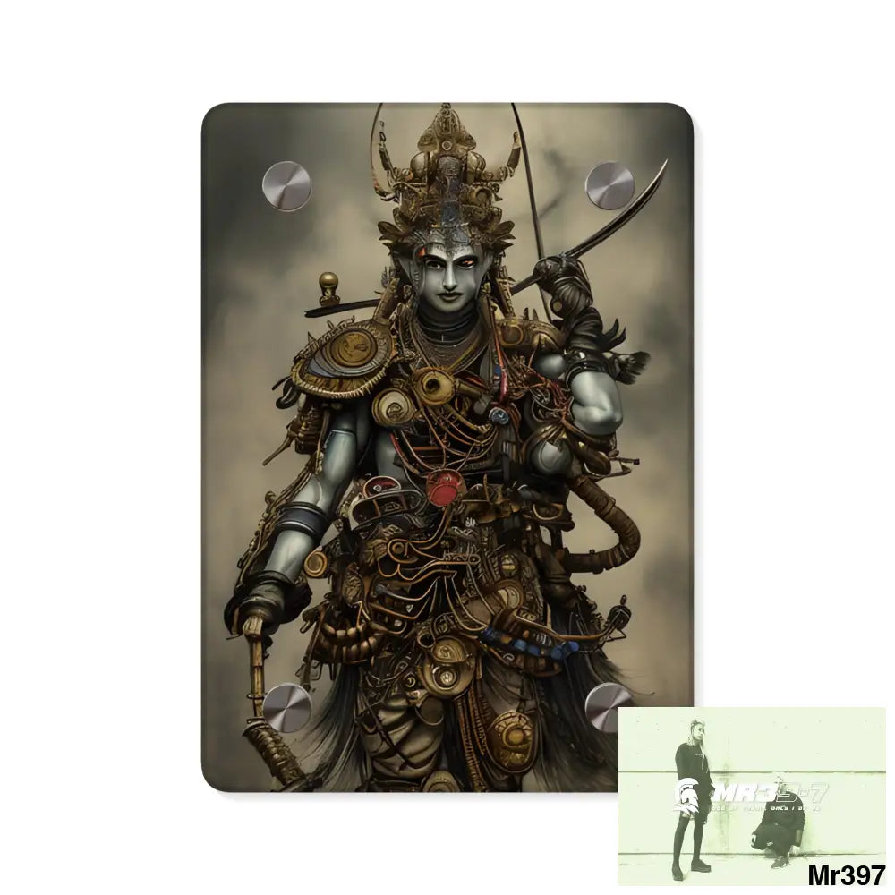 Vishnu Samurai Acrylic Wall Art Panels 5’’ x 7’’ (Vertical) / 0.25’’ Home Decor