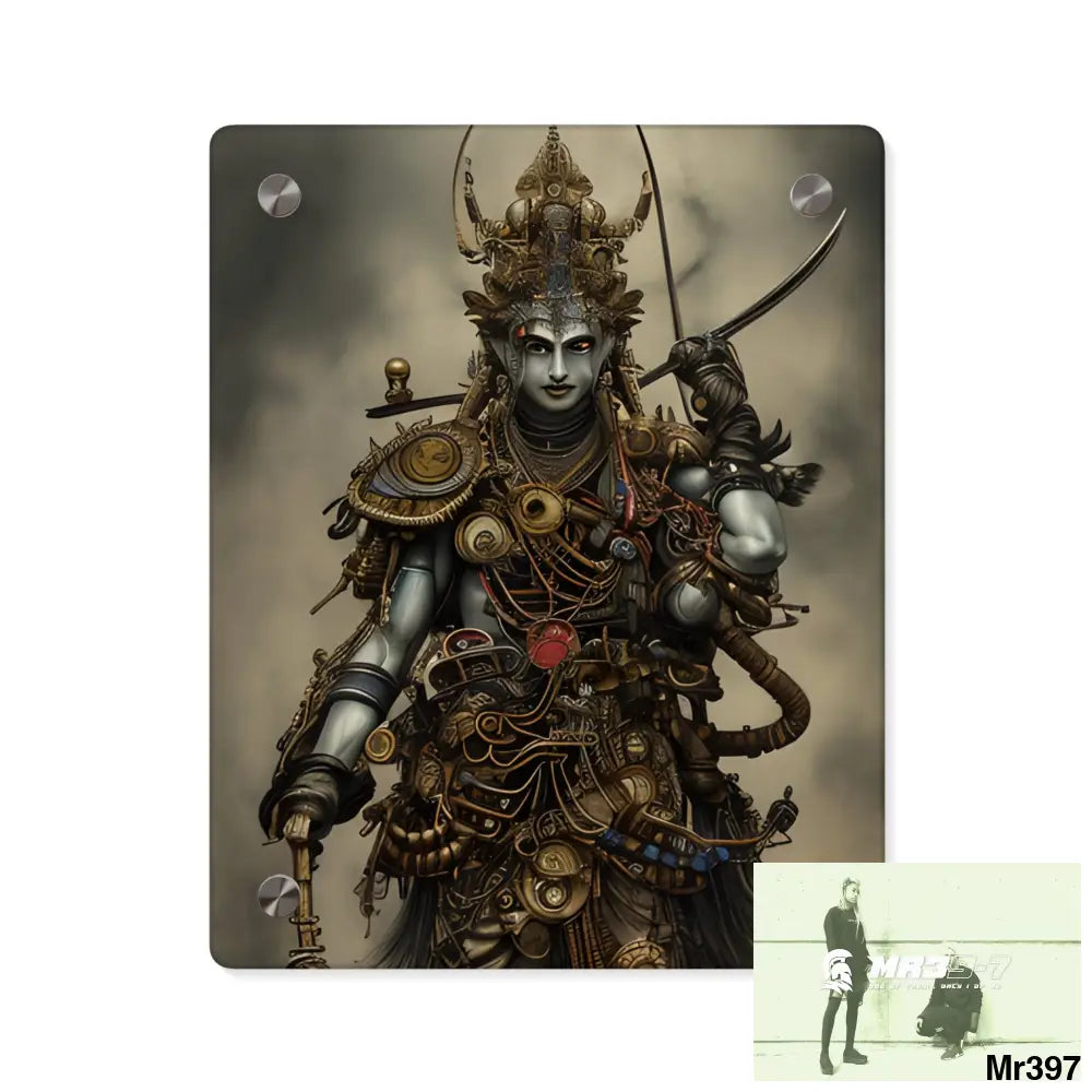 Vishnu Samurai Acrylic Wall Art Panels 8″ x 10″ (Vertical) / 0.25’’ Home Decor