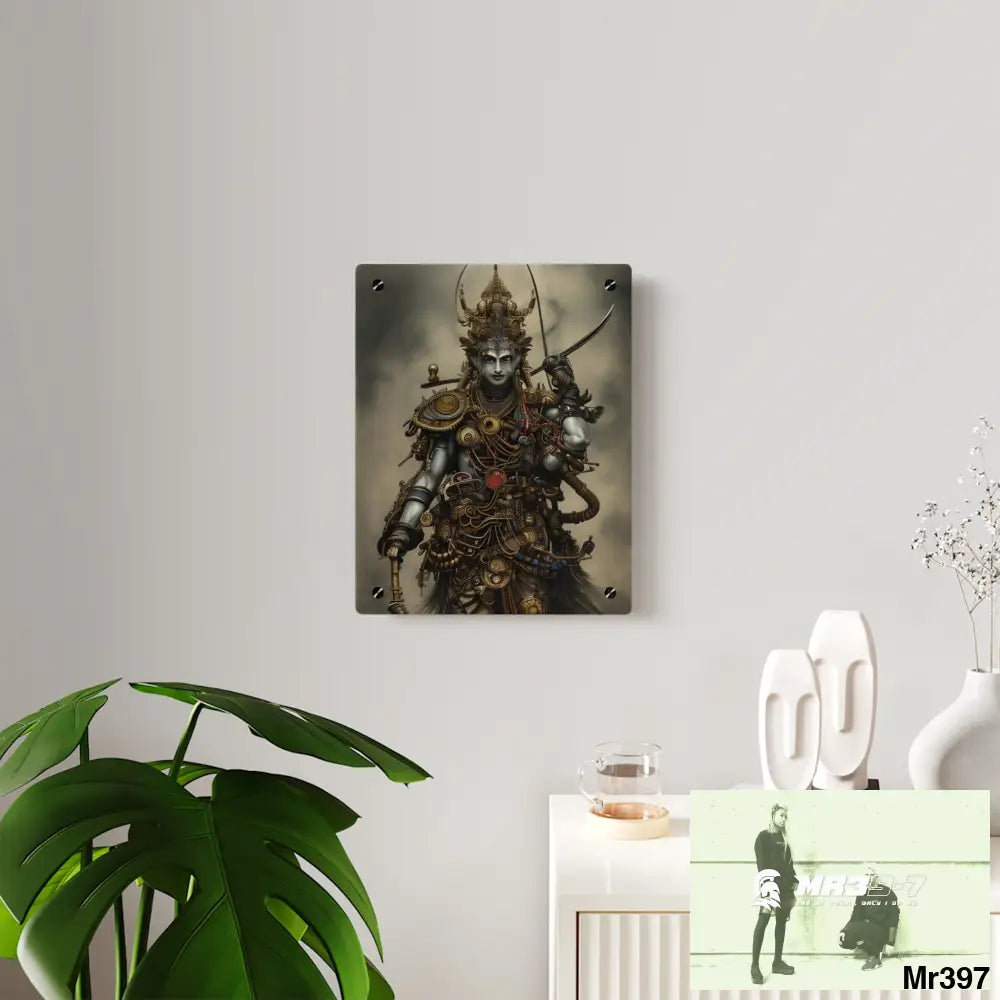 Vishnu Samurai Acrylic Wall Art Panels Home Decor