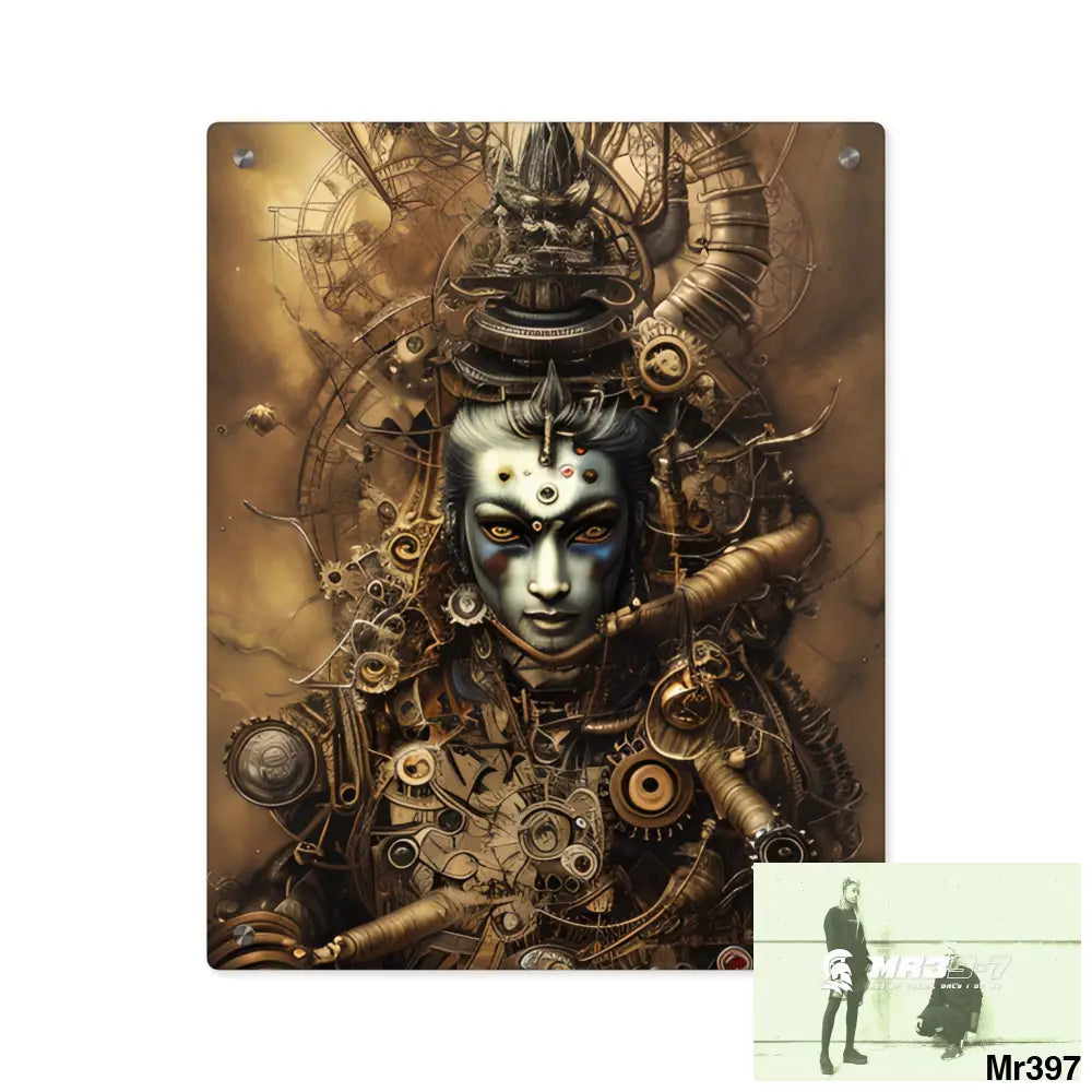 Vishnu Steampunk Acrylic Wall Art Panels 16″ x 20″ (Vertical) / 0.25’’ Home Decor