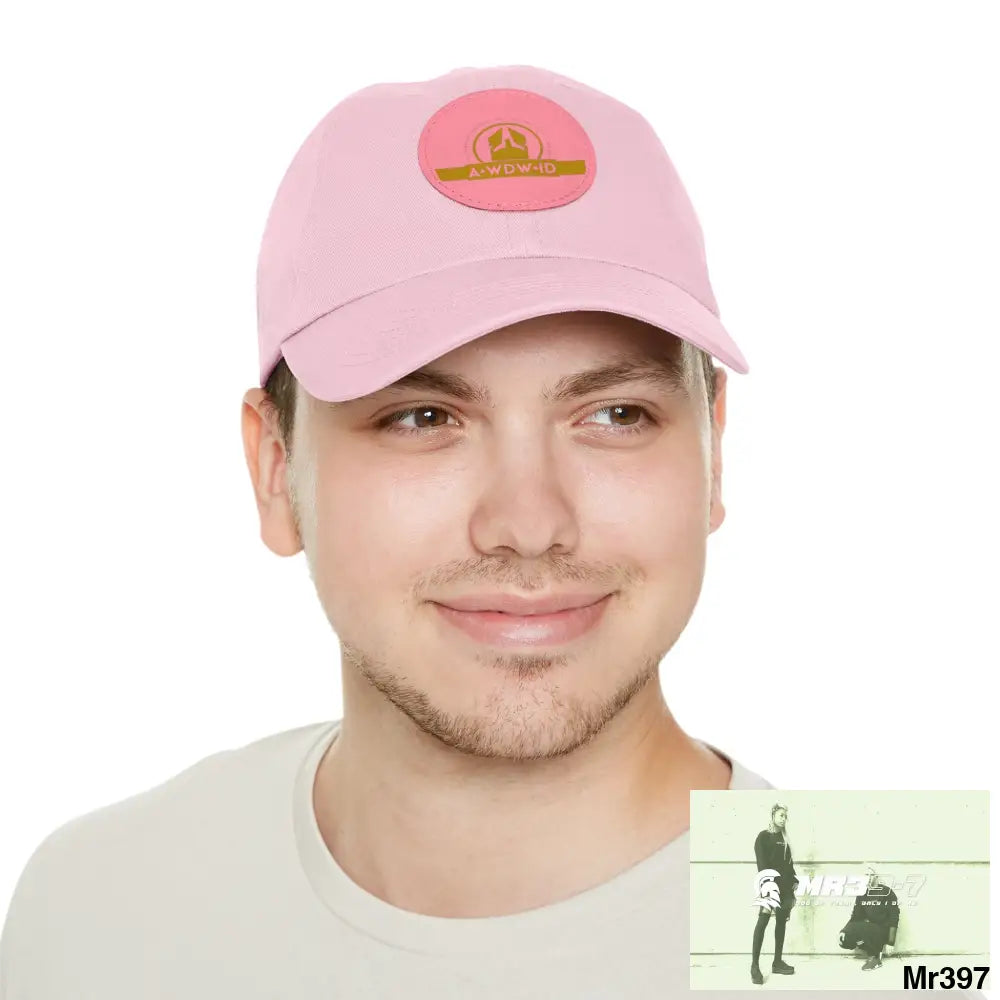 WDW.ID Dad Hat with Leather Patch (Round) Hats