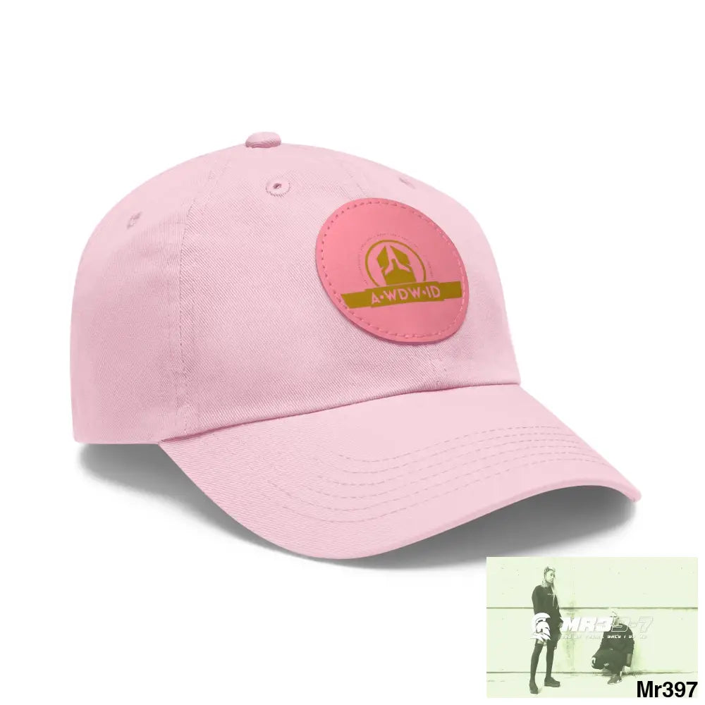 WDW.ID Dad Hat with Leather Patch (Round) Hats