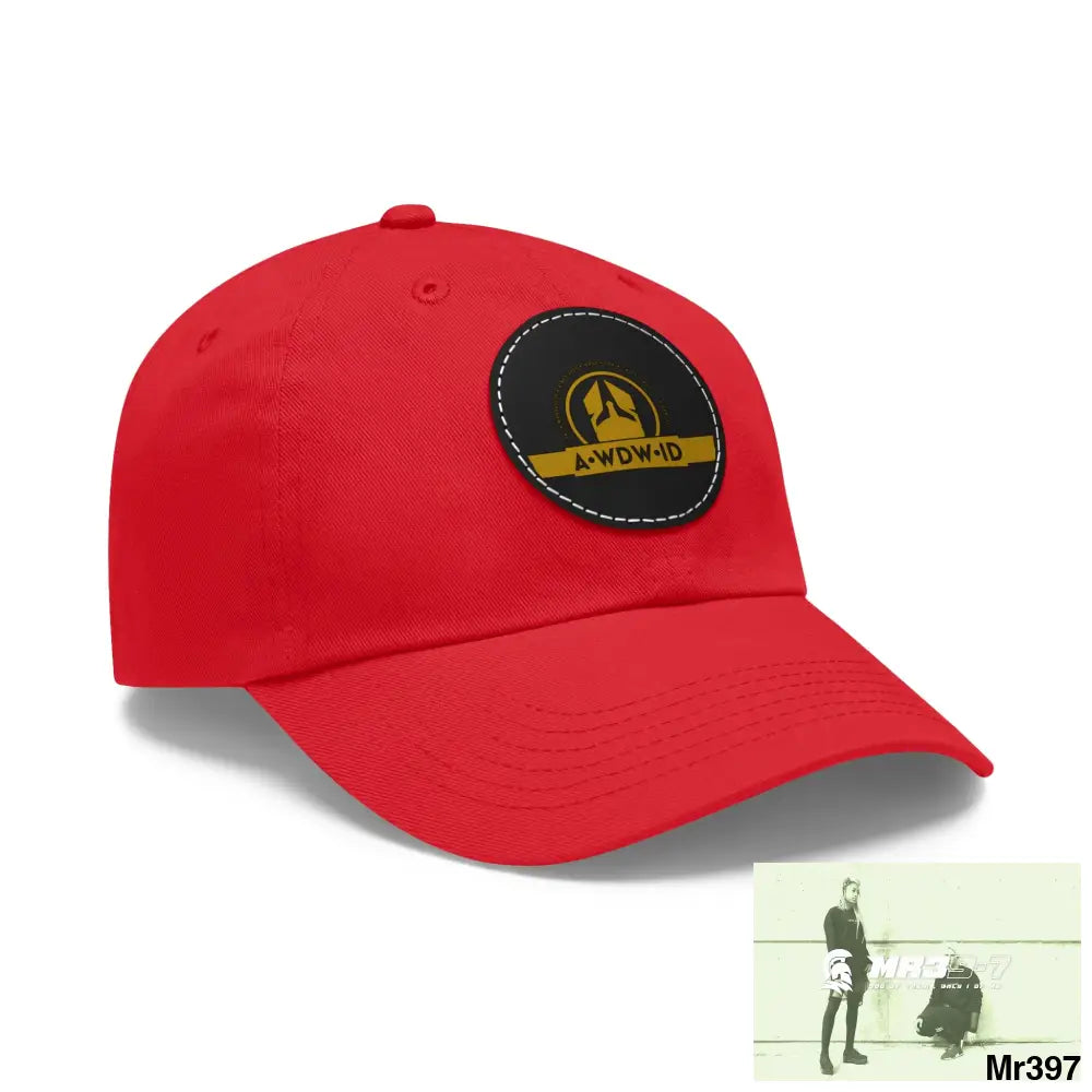 WDW.ID Dad Hat with Leather Patch (Round) Hats