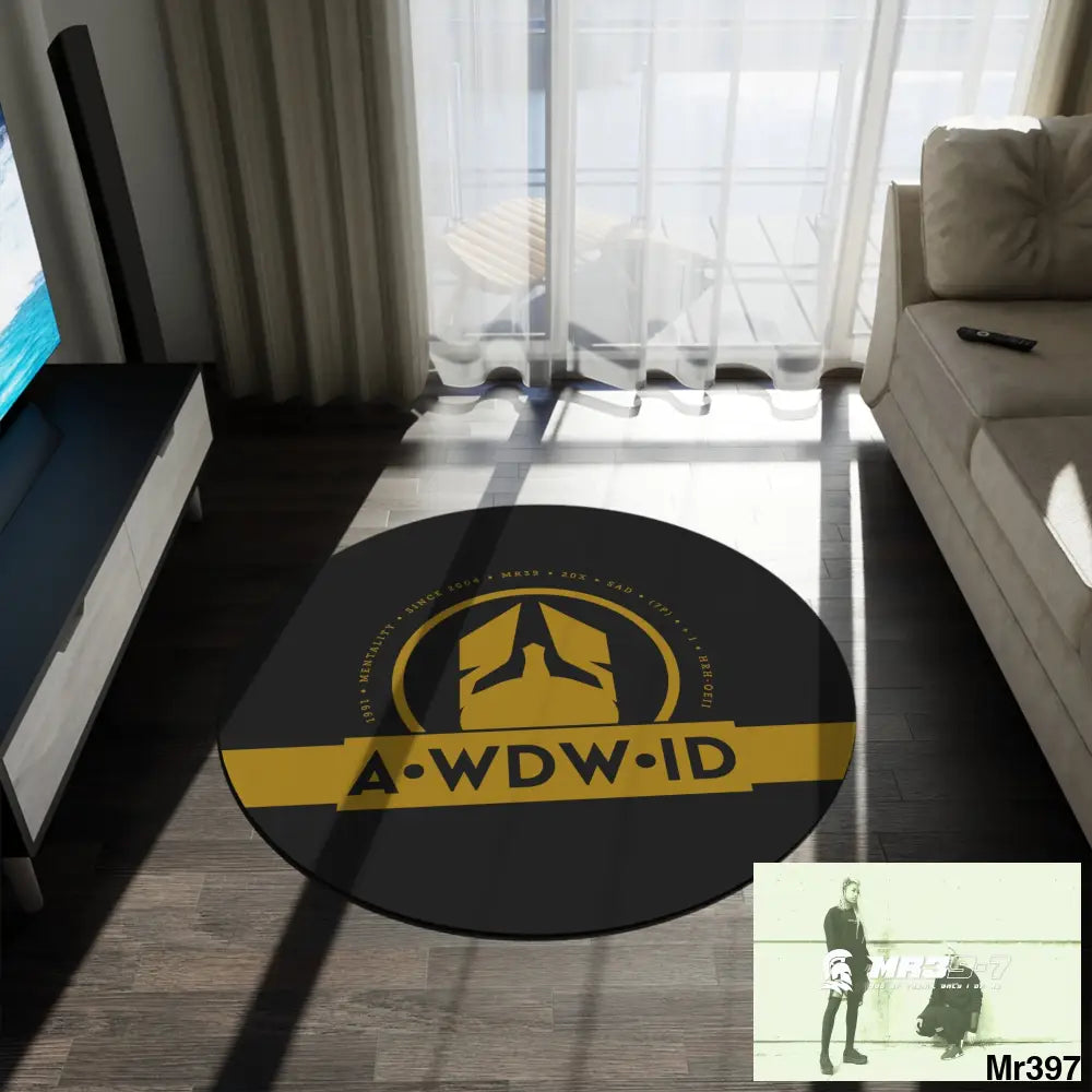 WDW.ID Round Rug 60’’ × 60’’ Home Decor