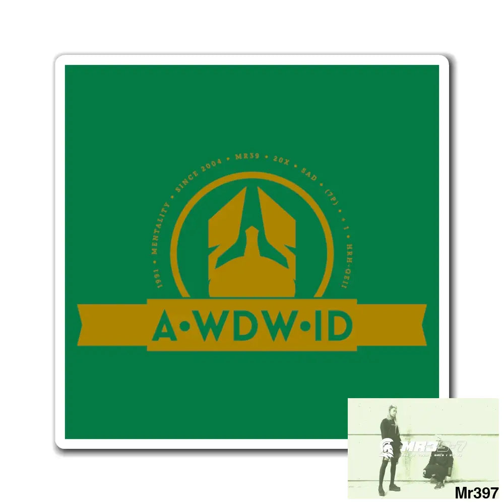 WDW.ID Vigilante Magnet 3’’ × 3’’ Paper products