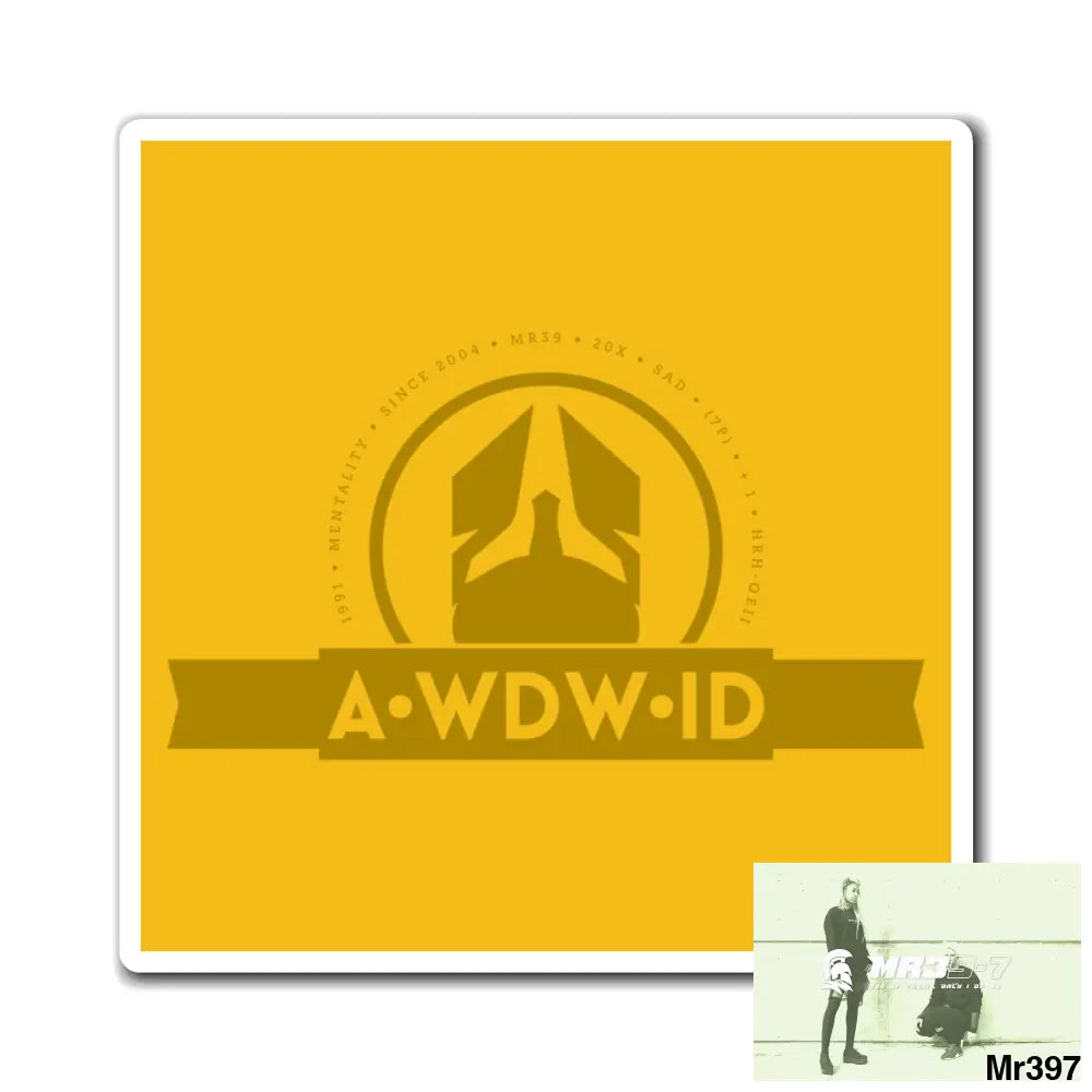 WDW.ID Vigilante Magnet 3’’ × 3’’ Paper products