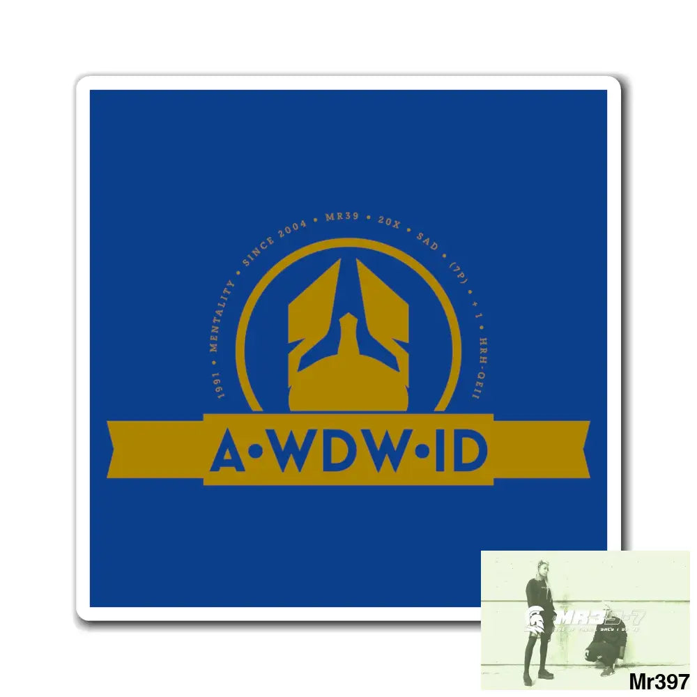 WDW.ID Vigilante Magnet 4’’ × 4’’ Paper products