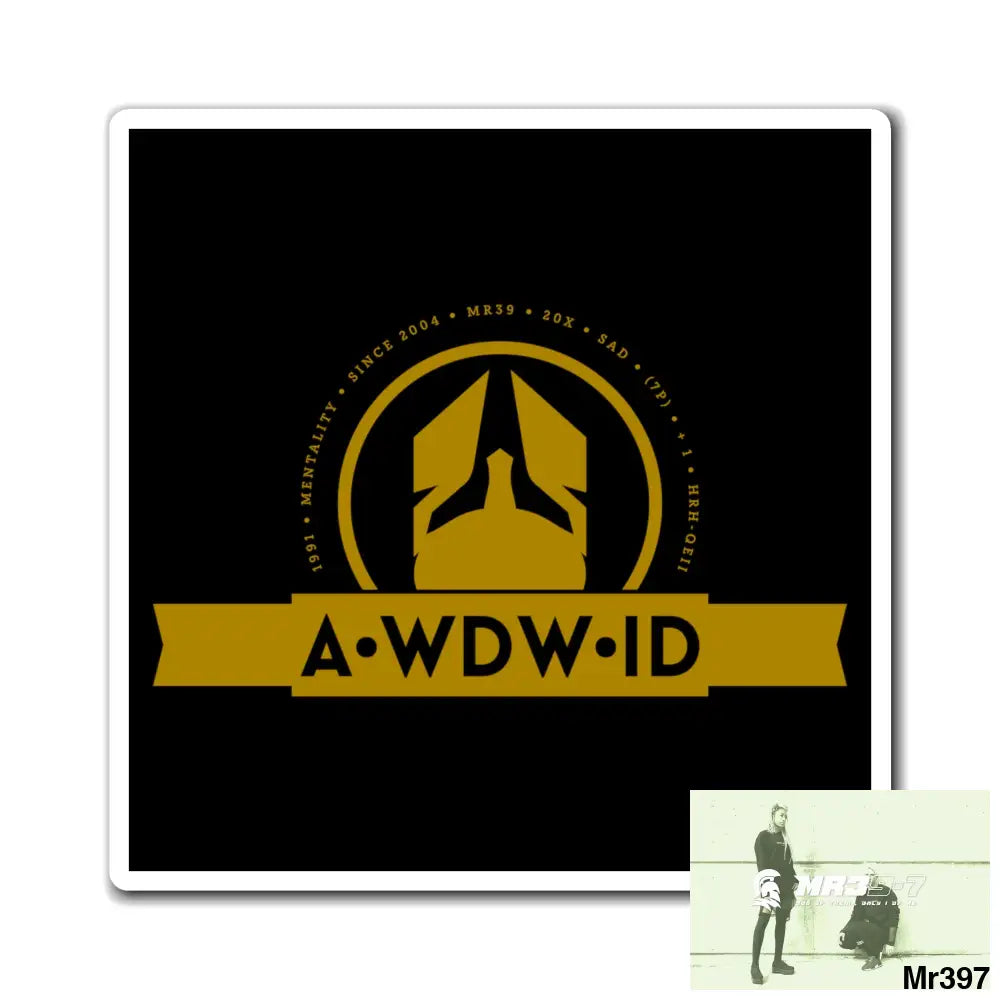 WDW.ID Vigilante Magnet 4’’ × 4’’ Paper products