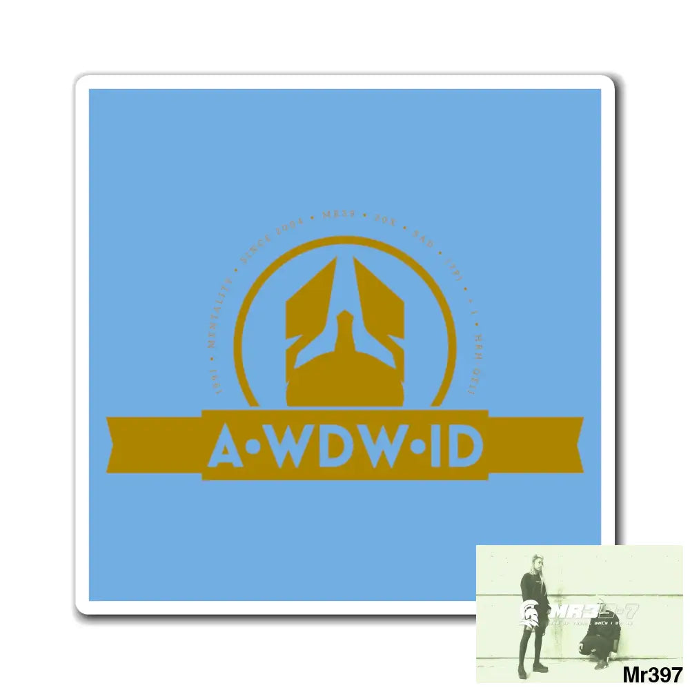 WDW.ID Vigilante Magnet 4’’ × 4’’ Paper products