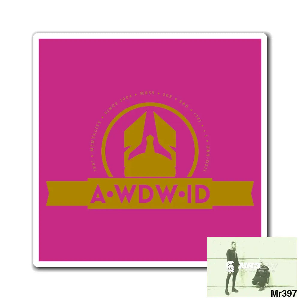 WDW.ID Vigilante Magnet 6’’ × 6’’ Paper products