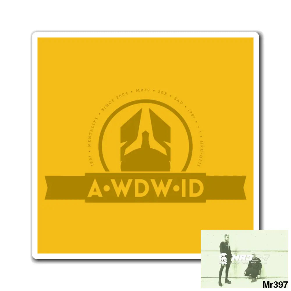 WDW.ID Vigilante Magnet 6’’ × 6’’ Paper products