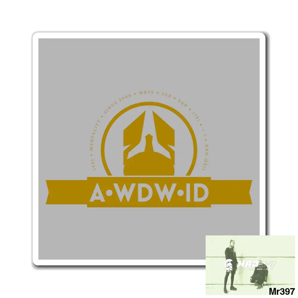 WDW.ID Vigilante Magnet 6’’ × 6’’ Paper products