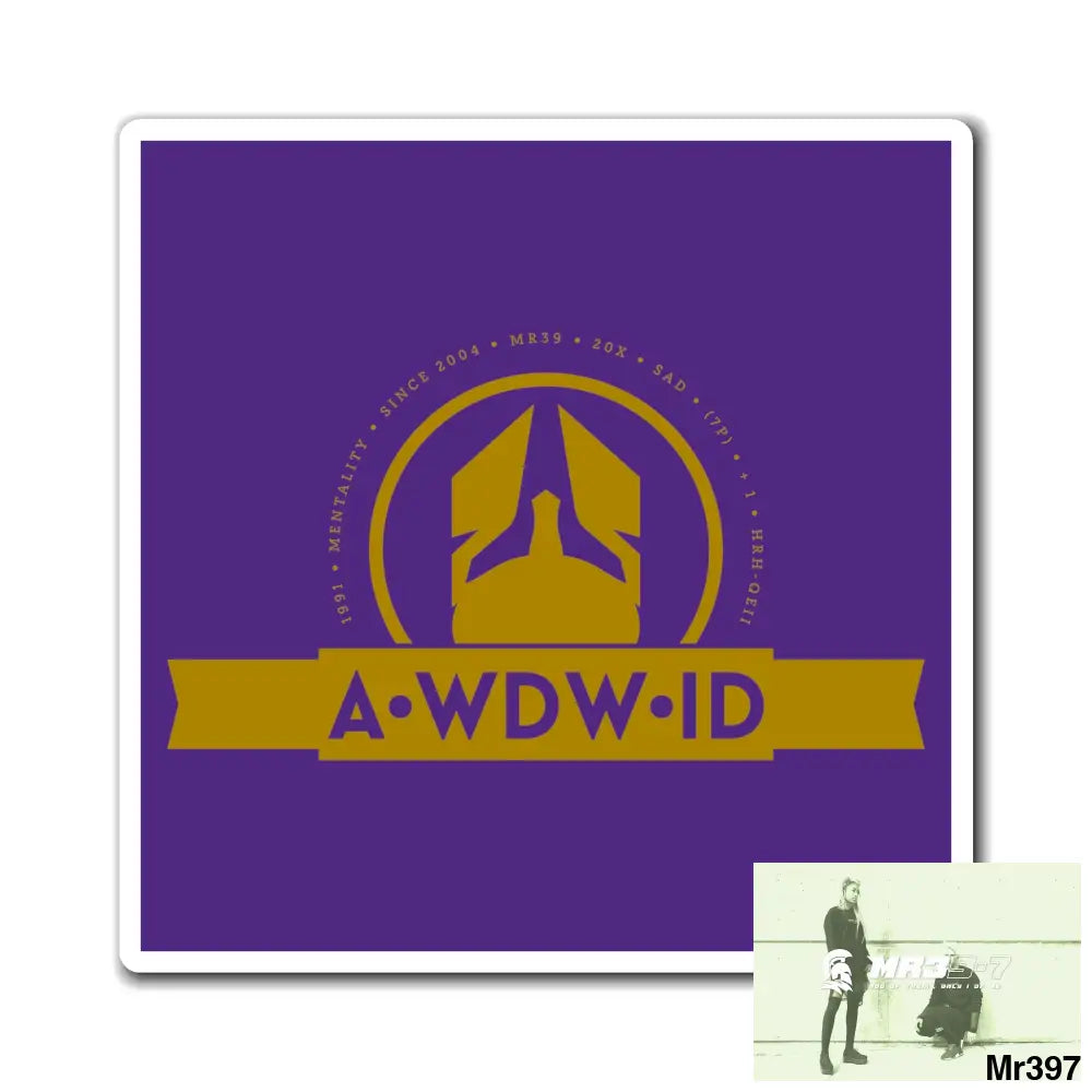 WDW.ID Vigilante Magnet 6’’ × 6’’ Paper products