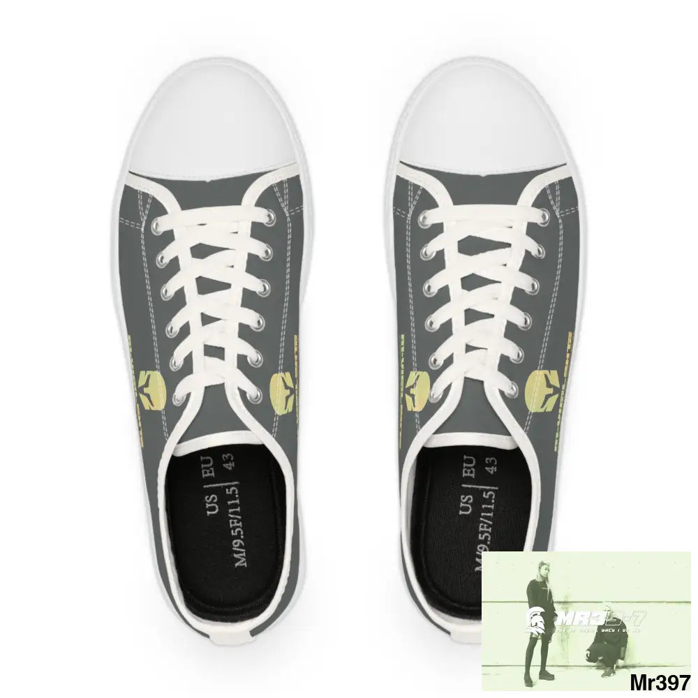 White A1-Vigilante Men’s Low Top Sneakers Shoes