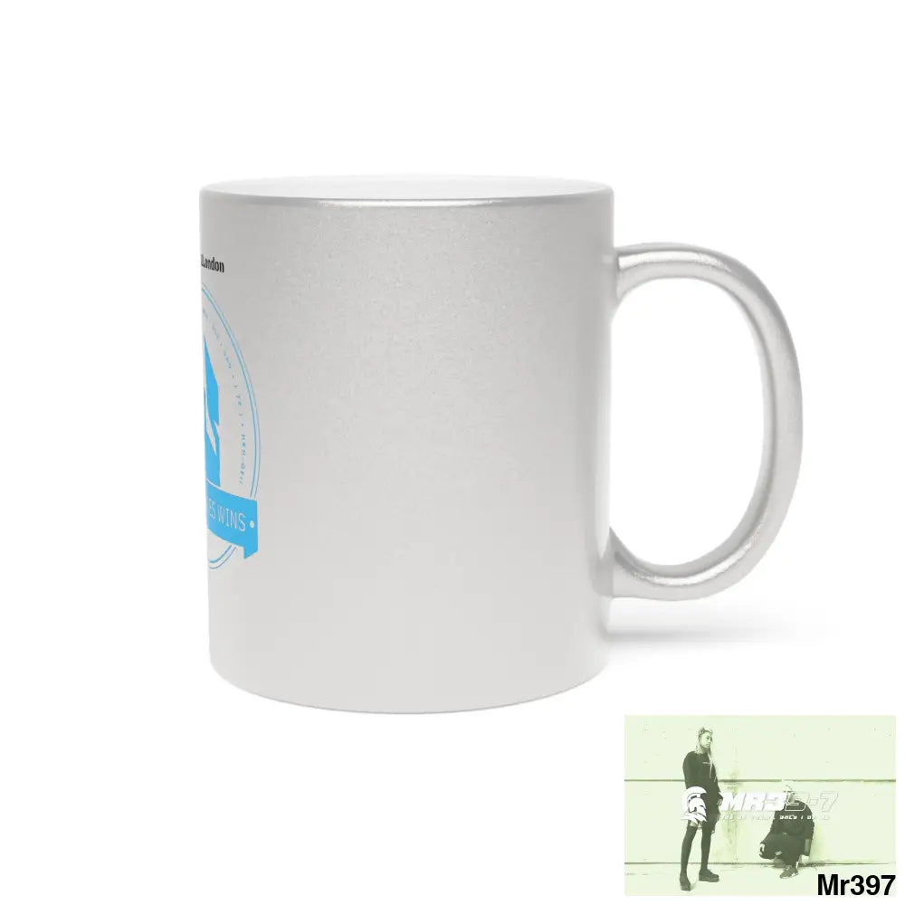 Who Dares Wins #I7MI6A1London Metallic Mug (Silver\Gold) Mug