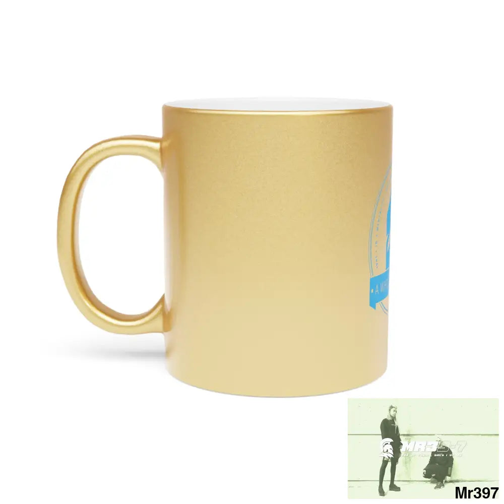 Who Dares Wins #I7MI6A1London Metallic Mug (Silver\Gold) Mug