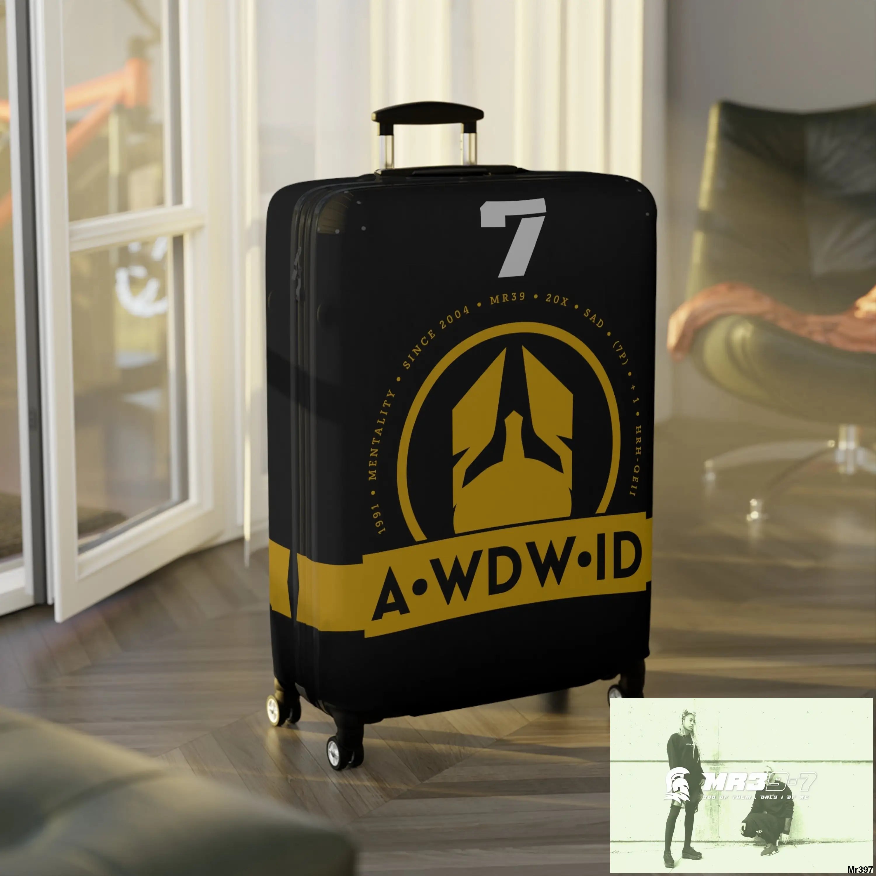 Who Dares Wins ID RSF Luggage Cover Accessories