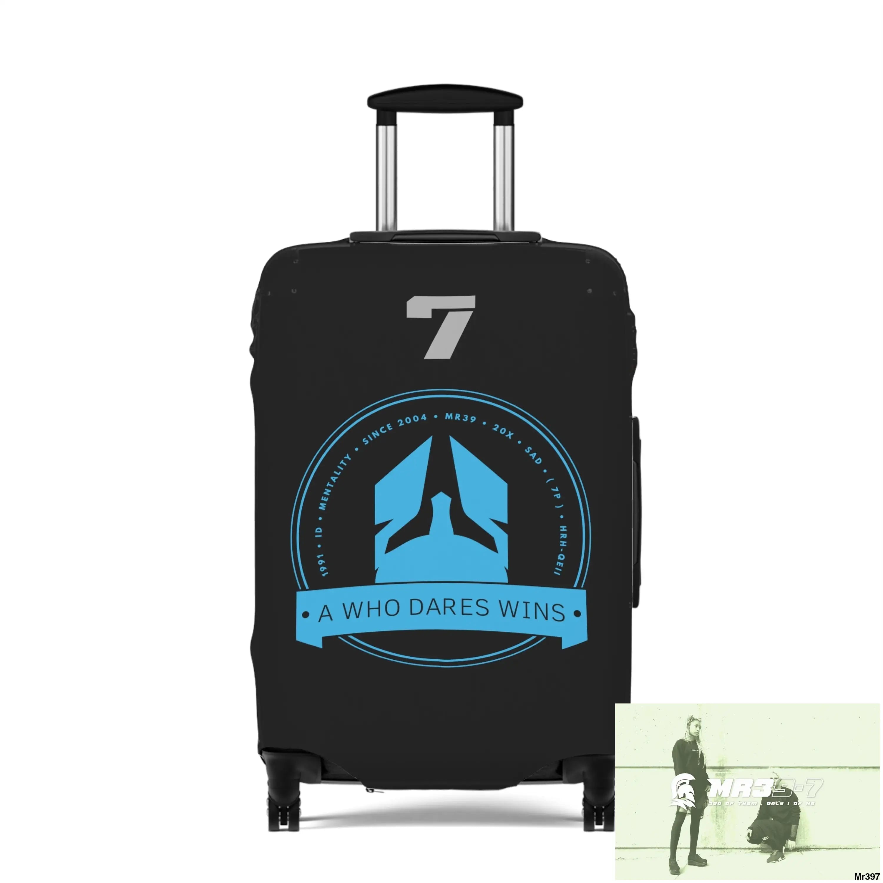 Who Dares Wins Luggage Cover 25’’ × 16’’ Accessories