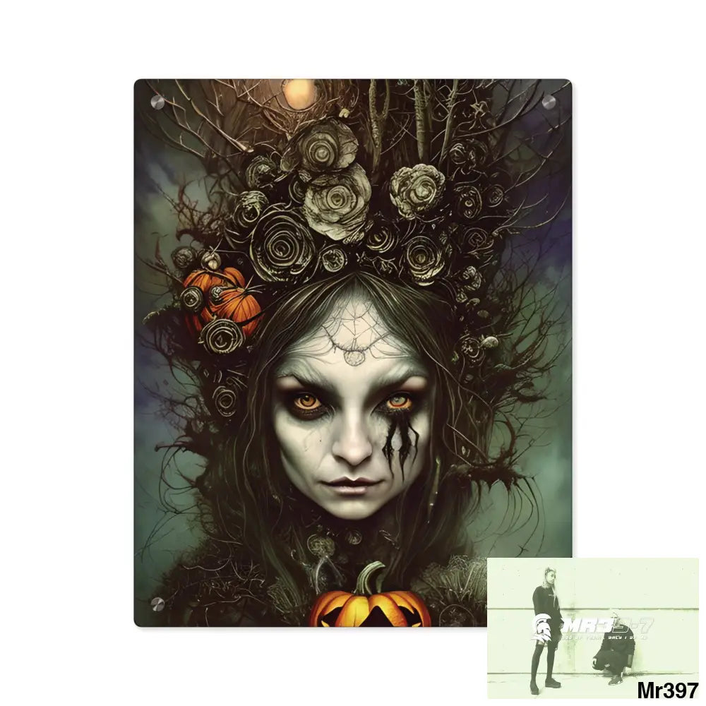 Witch Halloween Wall Art Panels 16″ x 20″ (Vertical) / 0.25’’ Home Decor