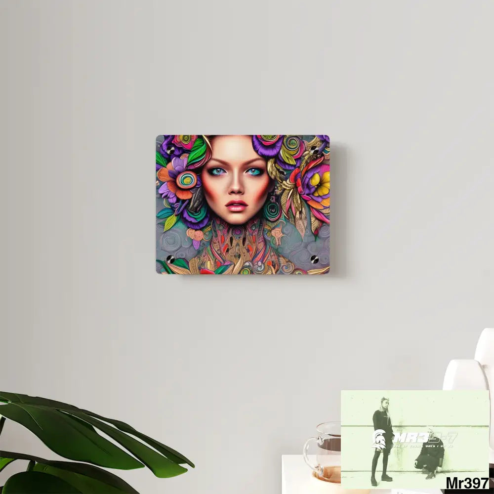 Woman in Color Acrylic Wall Art Panels Home Decor