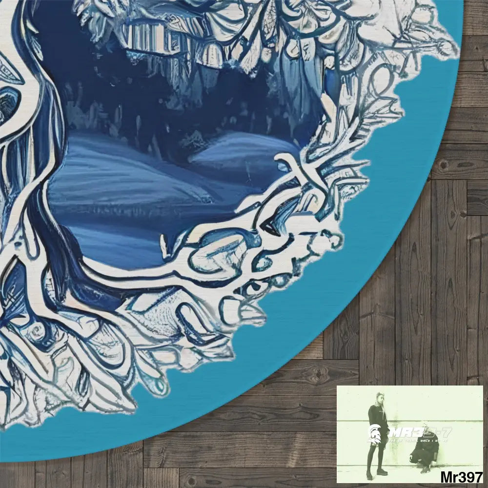 Yggdrasil Intricate Tree of life Round Rug 60’’ × 60’’ Home Decor