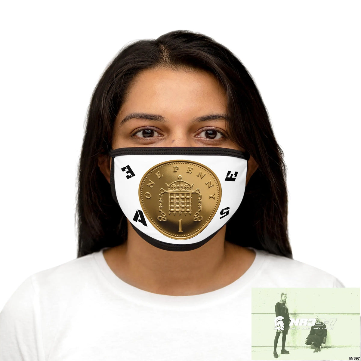 1 Penny Vigilante Mixed-Fabric Face Mask One size Accessories