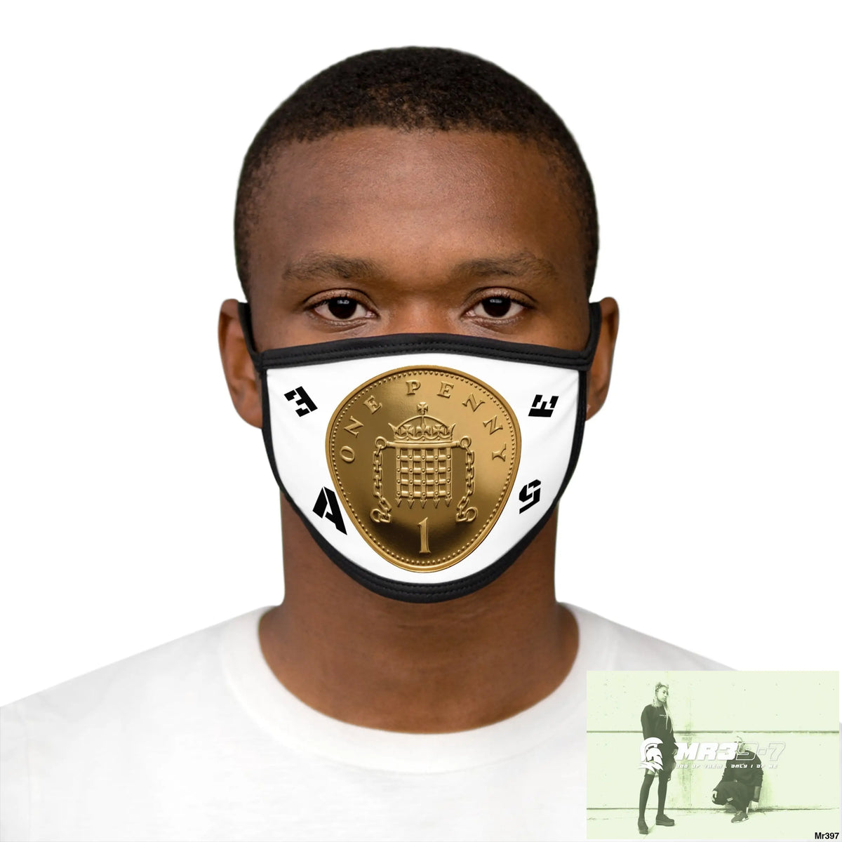 1 Penny Vigilante Mixed-Fabric Face Mask One size Accessories
