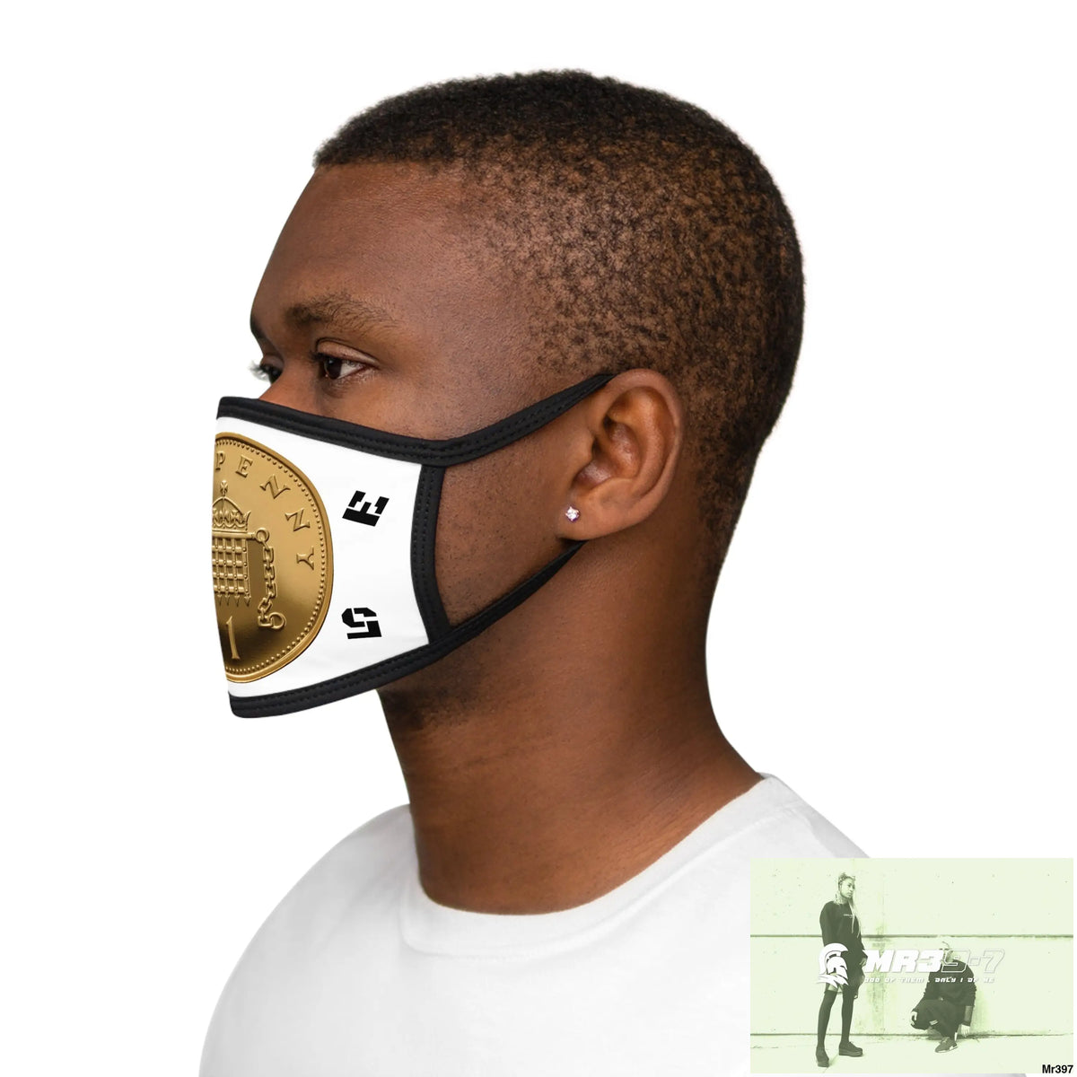1 Penny Vigilante Mixed-Fabric Face Mask One size Accessories