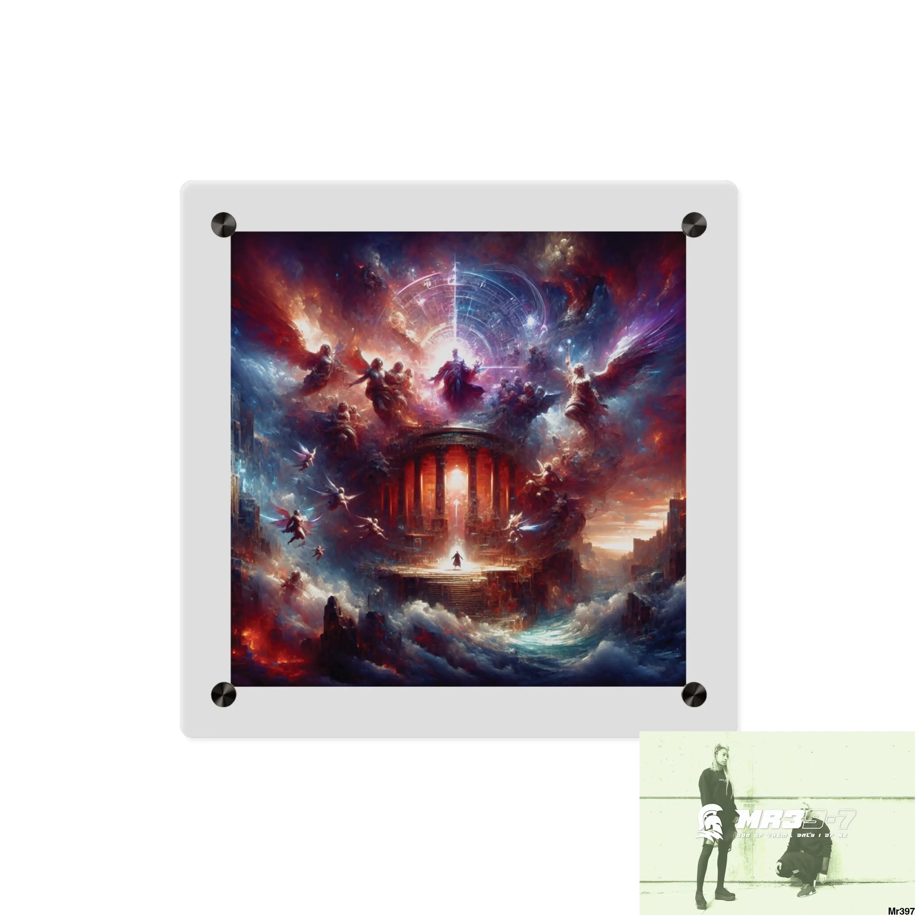 #10th Ai linking all back to UK 2016 to 2024 failures their’s my deaths Gods intervention AI Themed Ltd Edition Acrylic