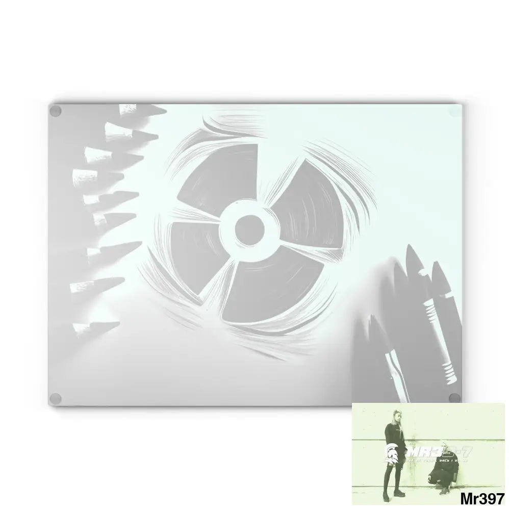 2 second Blast from the past South Sinai Glass Cutting Board Home Decor