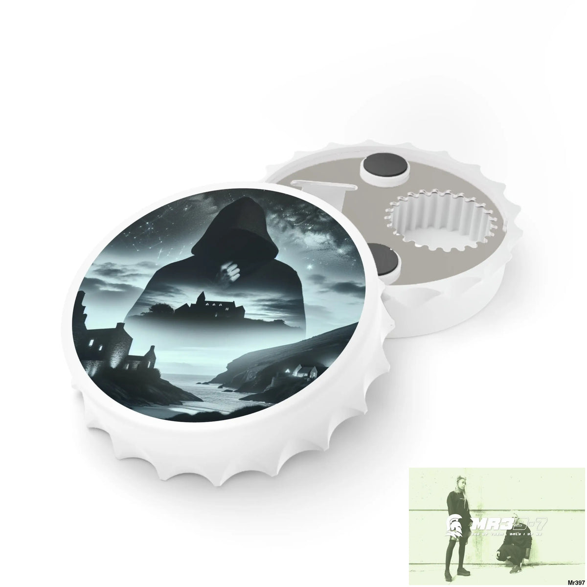 2010 2012 Vigilante Gwynedd Banksy style no 4 Magnetic Bottle Opener One size / White Accessories