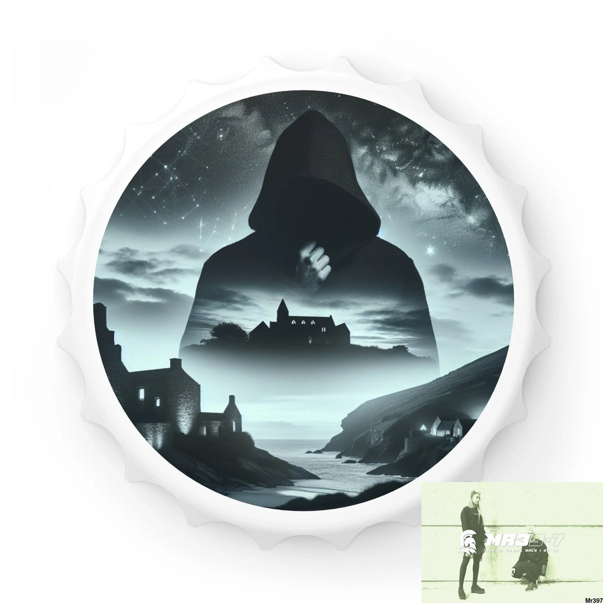2010 2012 Vigilante Gwynedd Banksy style no 4 Magnetic Bottle Opener One size / White Accessories