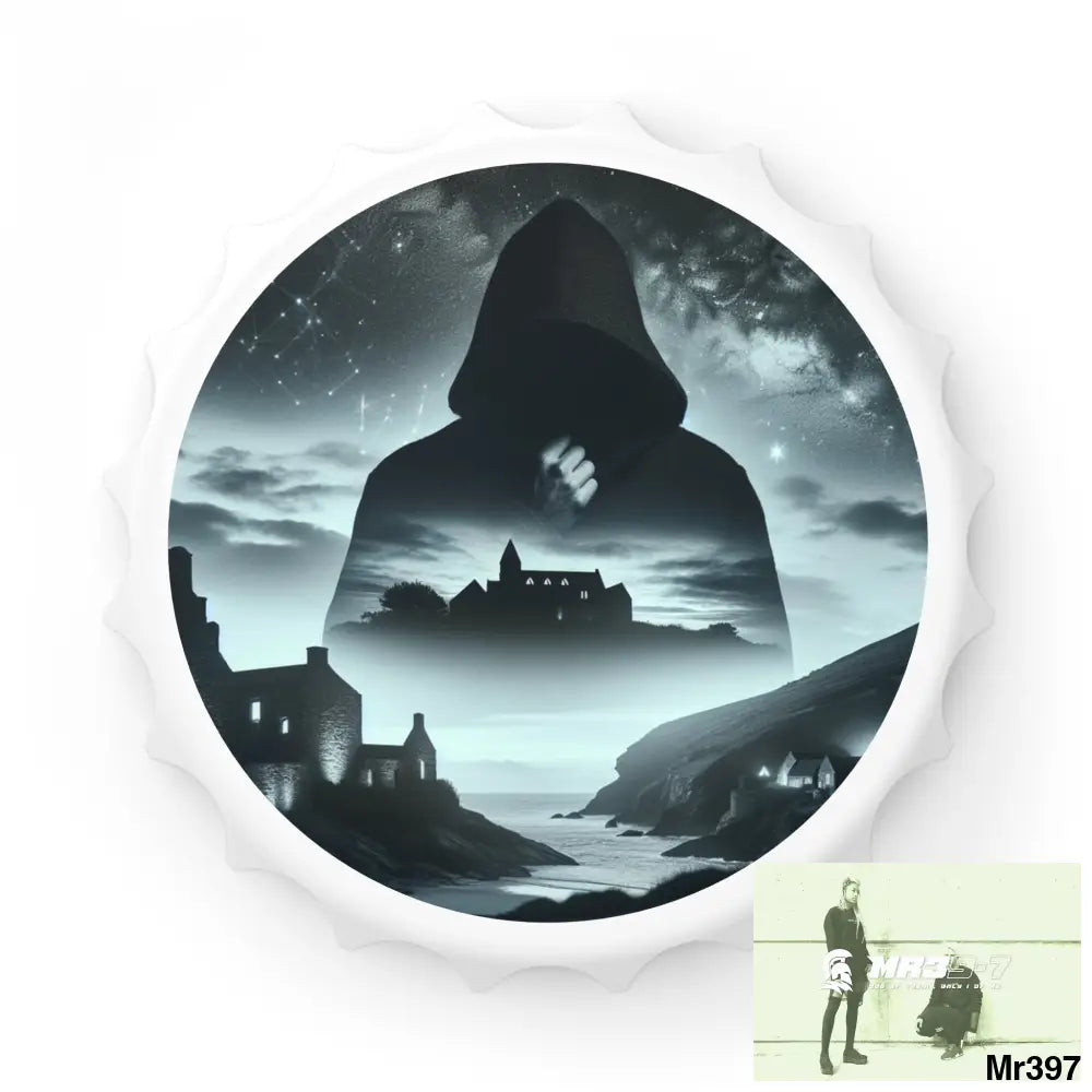 2010 2012 Vigilante Gwynedd Banksy style no 4 Magnetic Bottle Opener One size / White Accessories