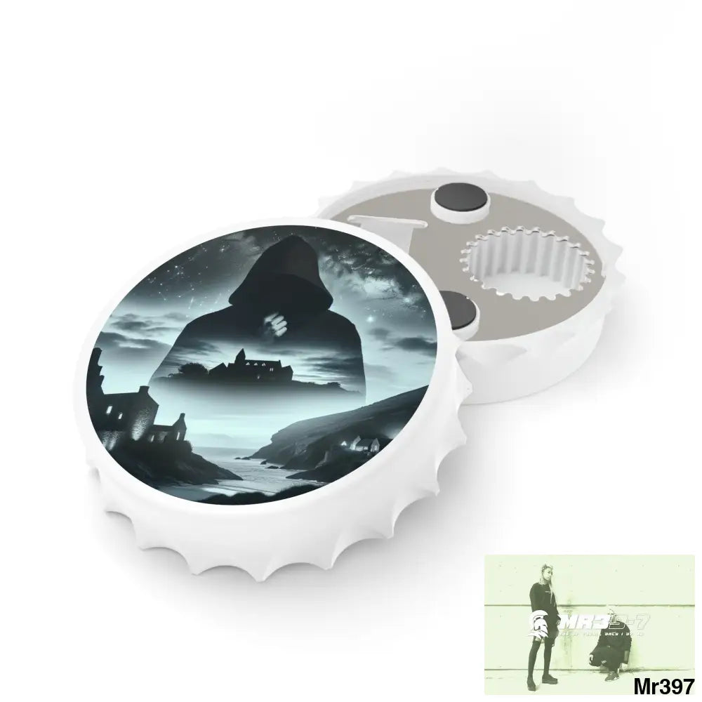 2010 2012 Vigilante Gwynedd Banksy style no 4 Magnetic Bottle Opener One size / White Accessories