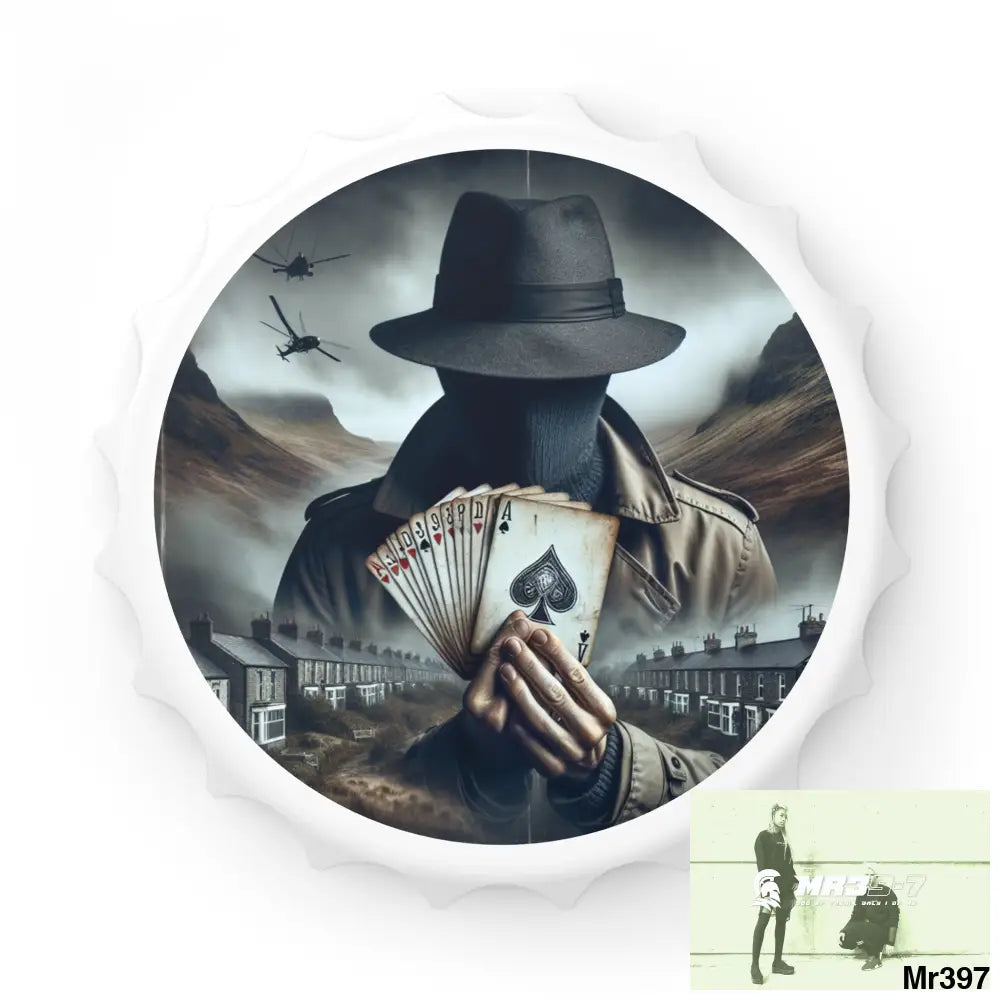 2010 2012 Vigilante Gwynedd no 3 Magnetic Bottle Opener One size / White Accessories