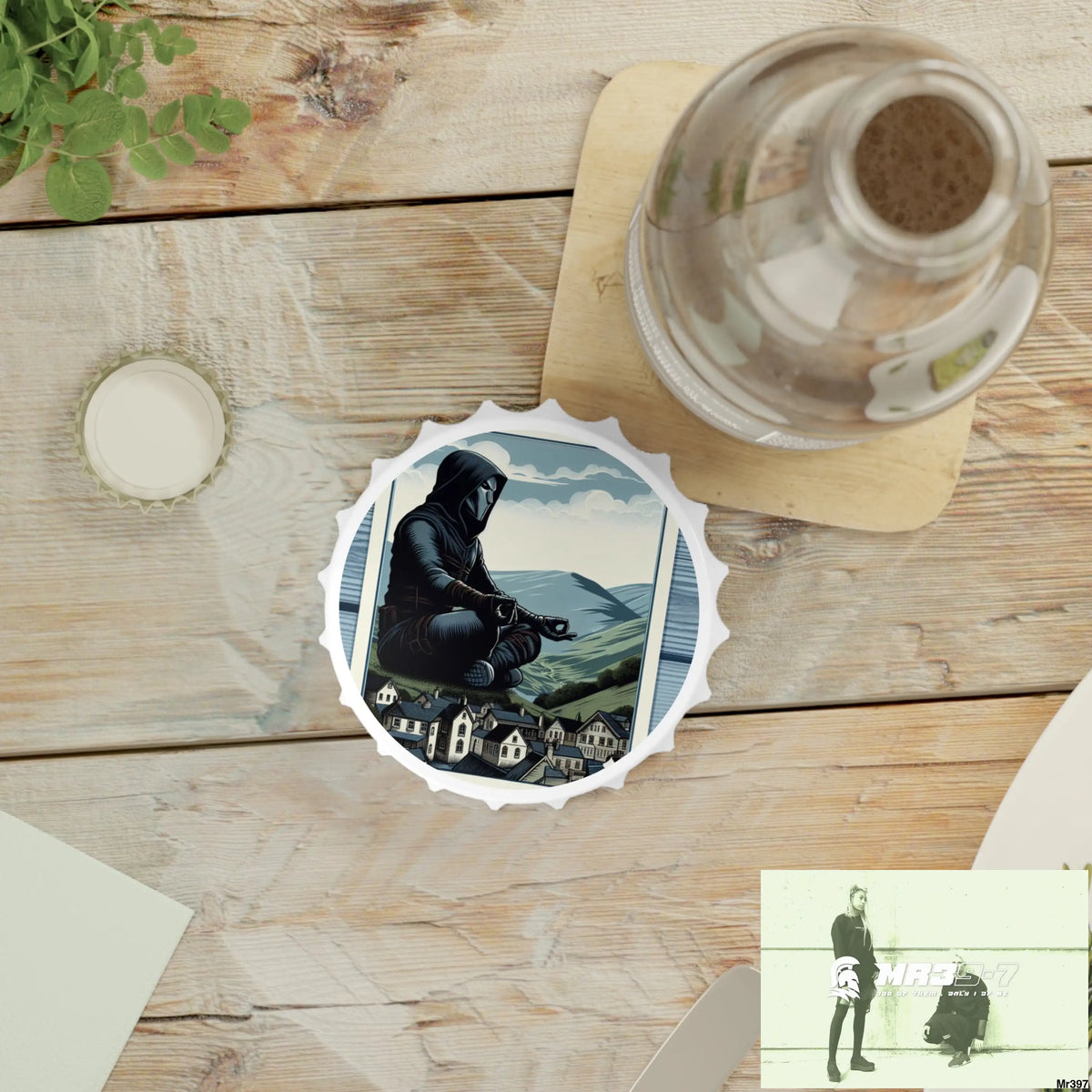 2010 2012 Vigilante Gwynedd no 4 Banksy style Magnetic Bottle Opener One size / White Accessories