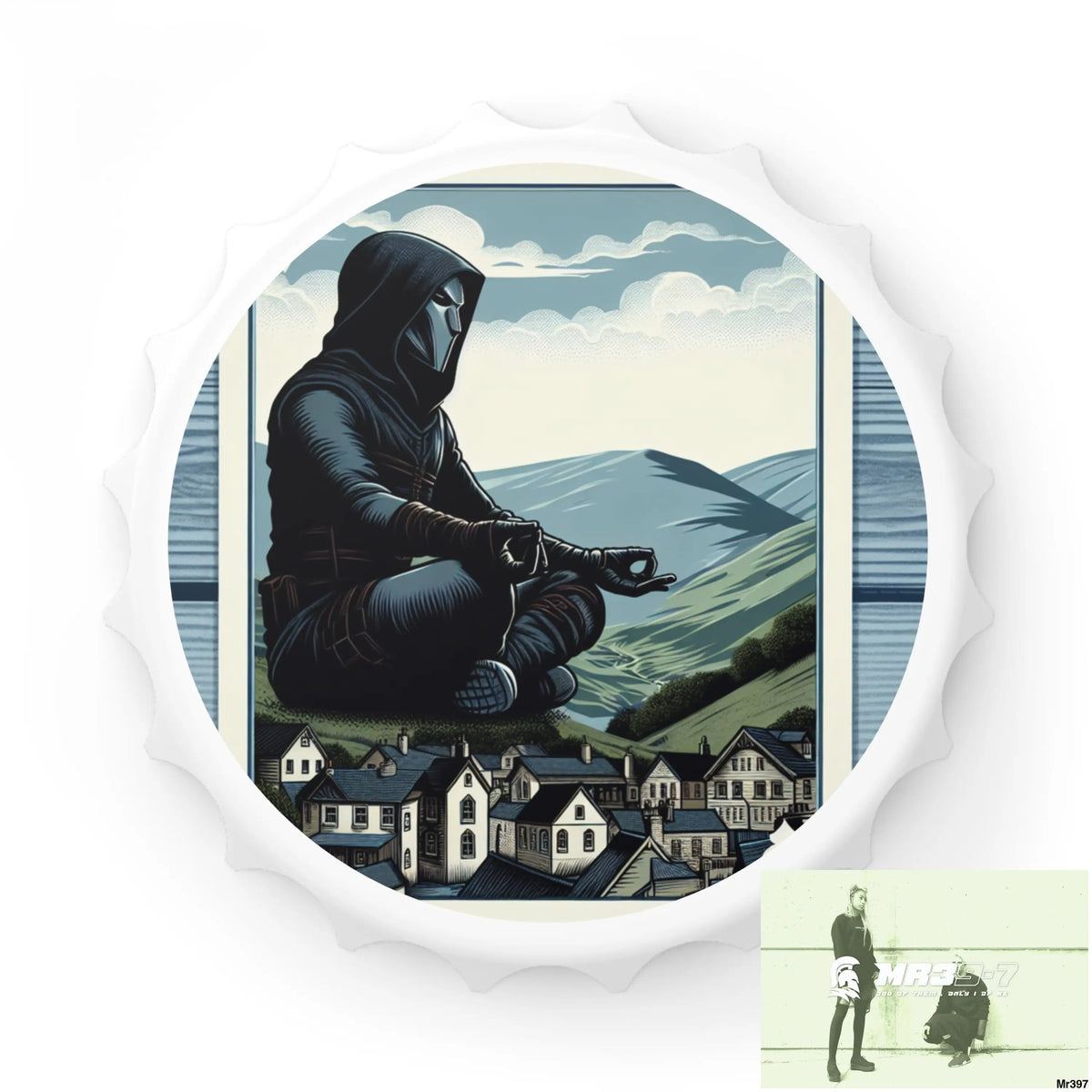 2010 2012 Vigilante Gwynedd no 4 Banksy style Magnetic Bottle Opener One size / White Accessories