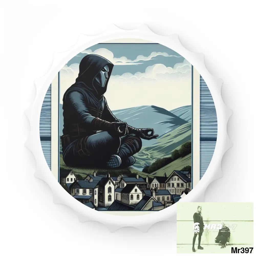 2010 2012 Vigilante Gwynedd no 4 Banksy style Magnetic Bottle Opener One size / White Accessories