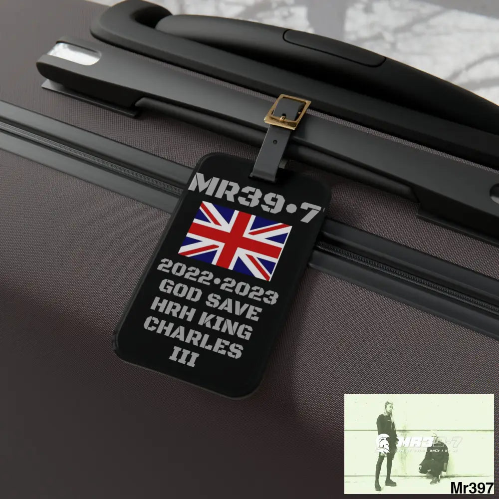2022 -2023 God Save King Charles III MR39-7 Luggage Tag 2.4’’ × 4’’ Accessories