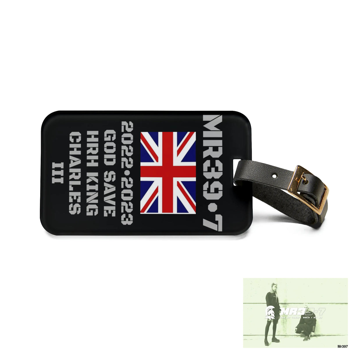2022 -2023 God Save King Charles III MR39-7 Luggage Tag 2.4’’ × 4’’ Accessories